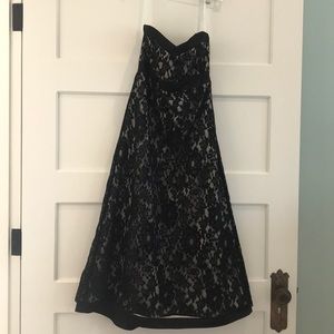 Lace covered gown by After Six. Very flattering.